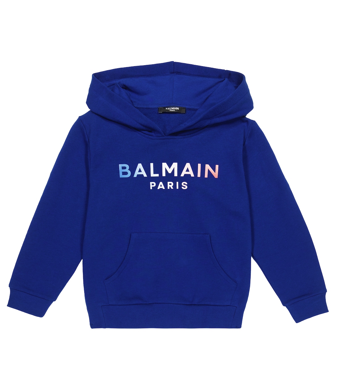 Logo cotton hoodie | Balmain Kids