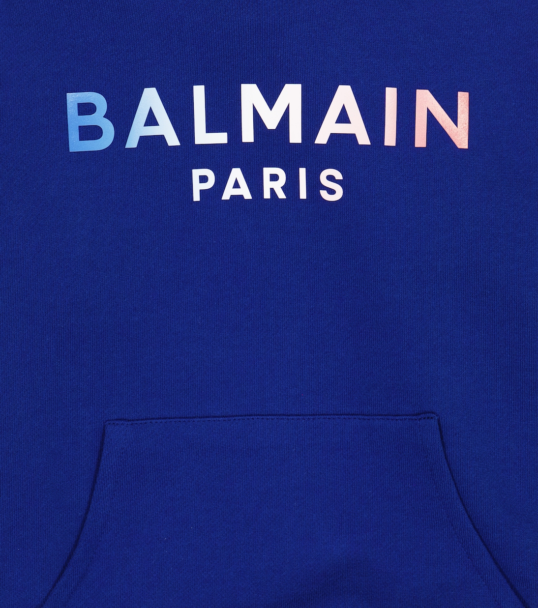 Logo cotton hoodie | Balmain Kids