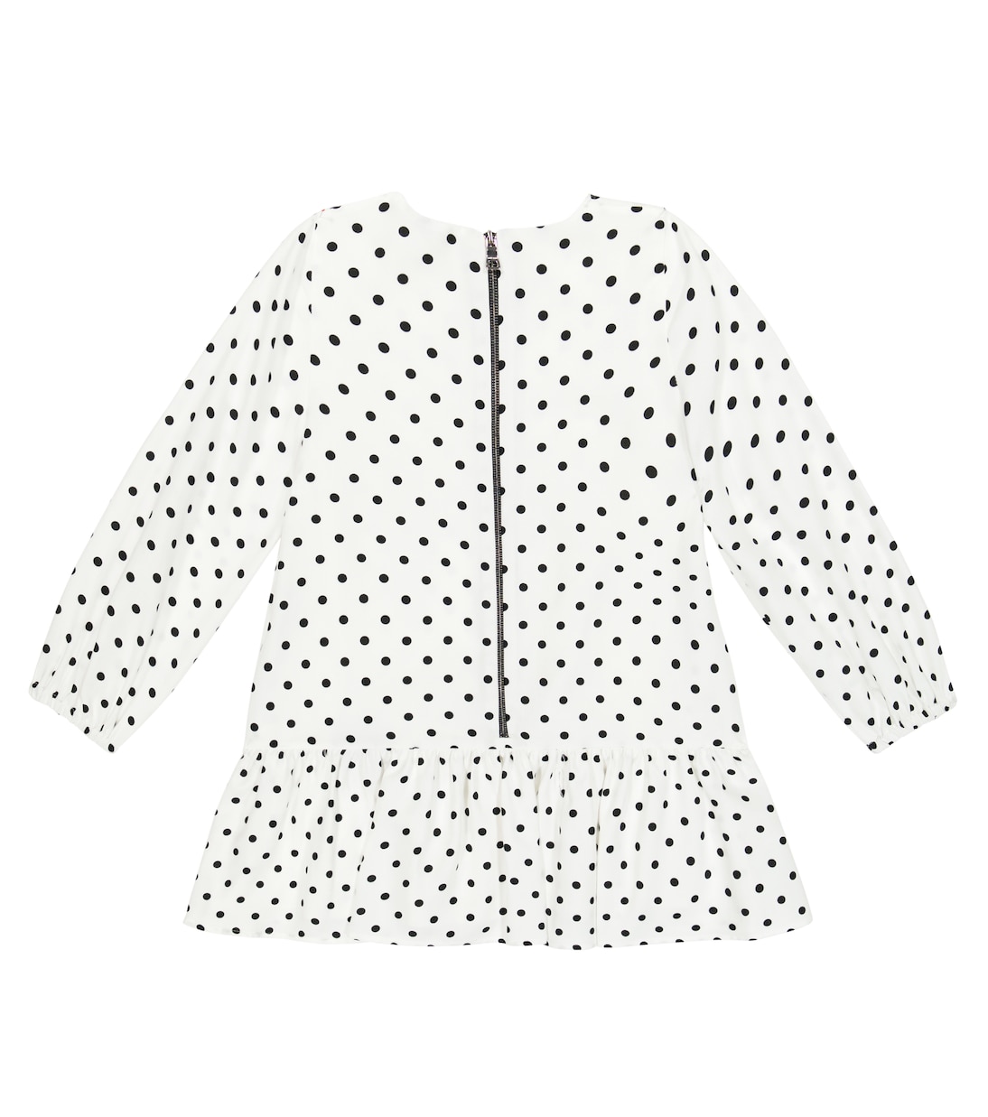 Logo polka-dot dress | Balmain Kids