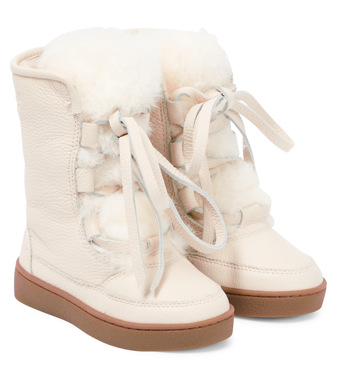 Stiefel Sonny aus Leder mit Shearling | Donsje