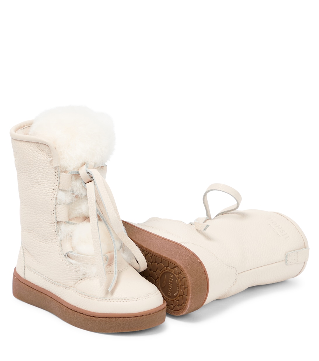 Stiefel Sonny aus Leder mit Shearling | Donsje