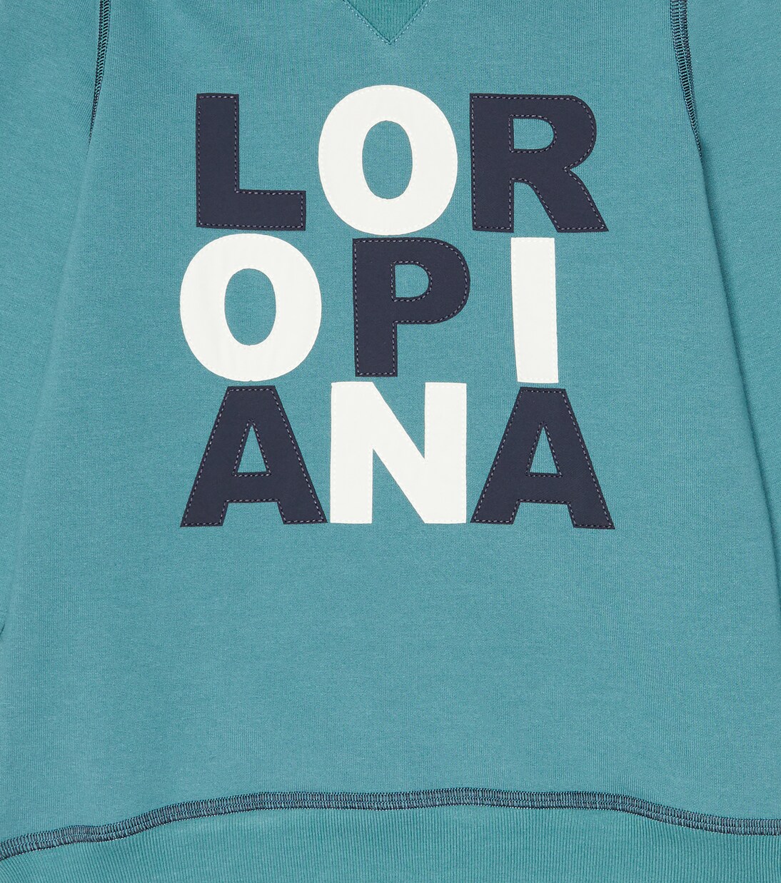 Logo cotton jersey hoodie | Loro Piana Kids