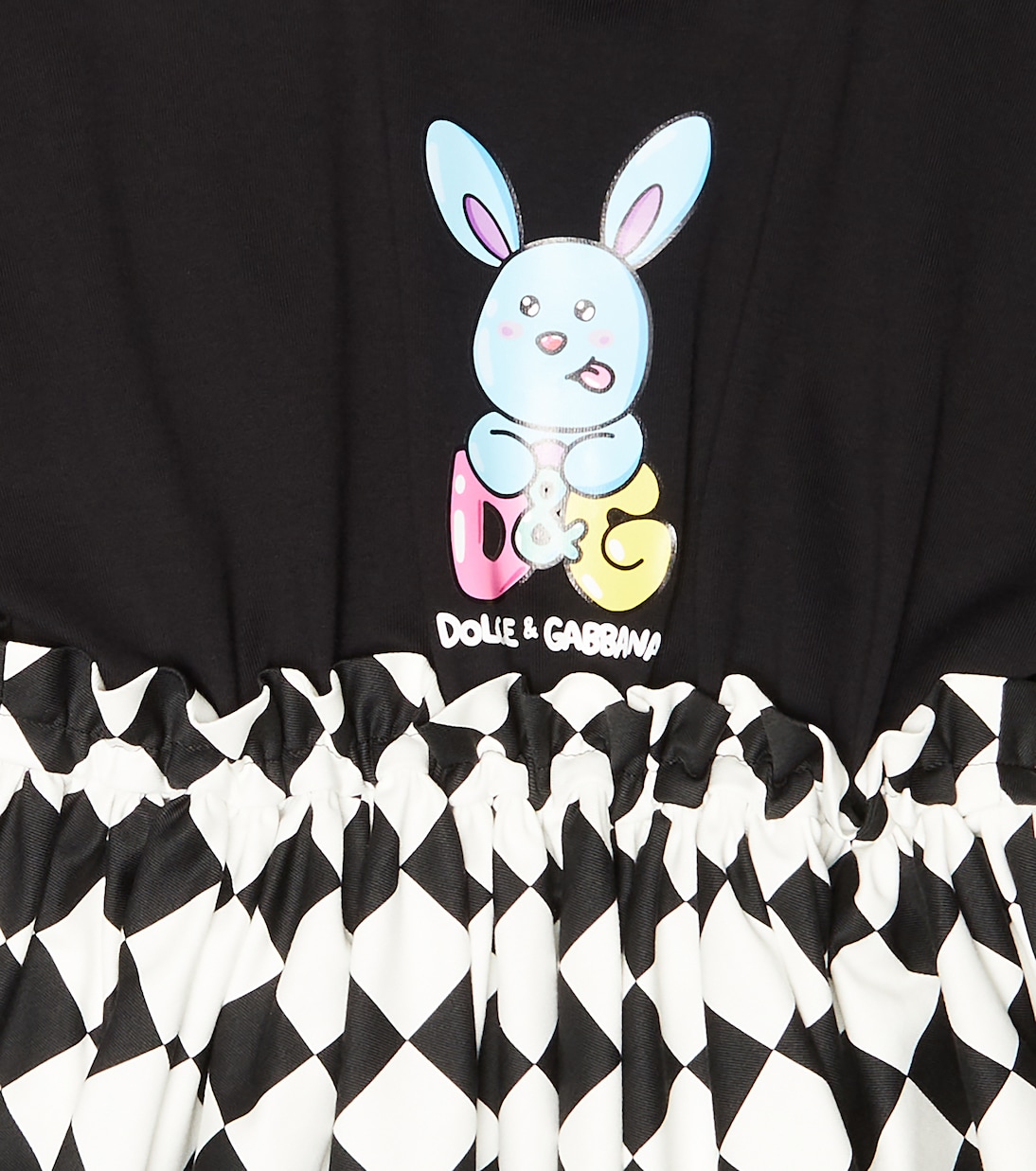 Kleid aus einem Baumwollgemisch | Dolce&Gabbana Kids