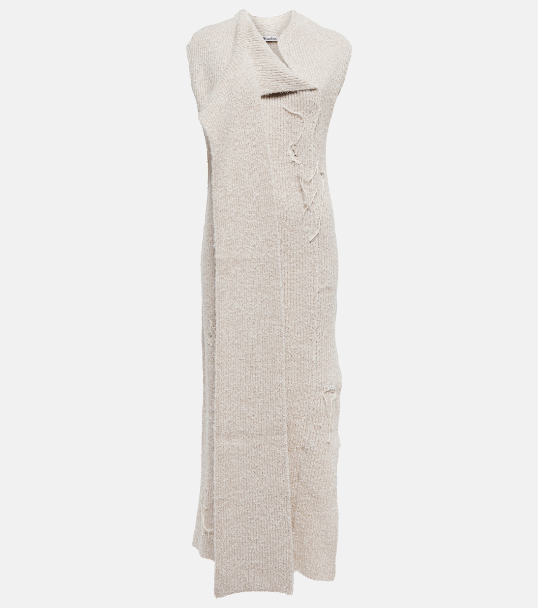 Vestido midi acanalado | Acne Studios