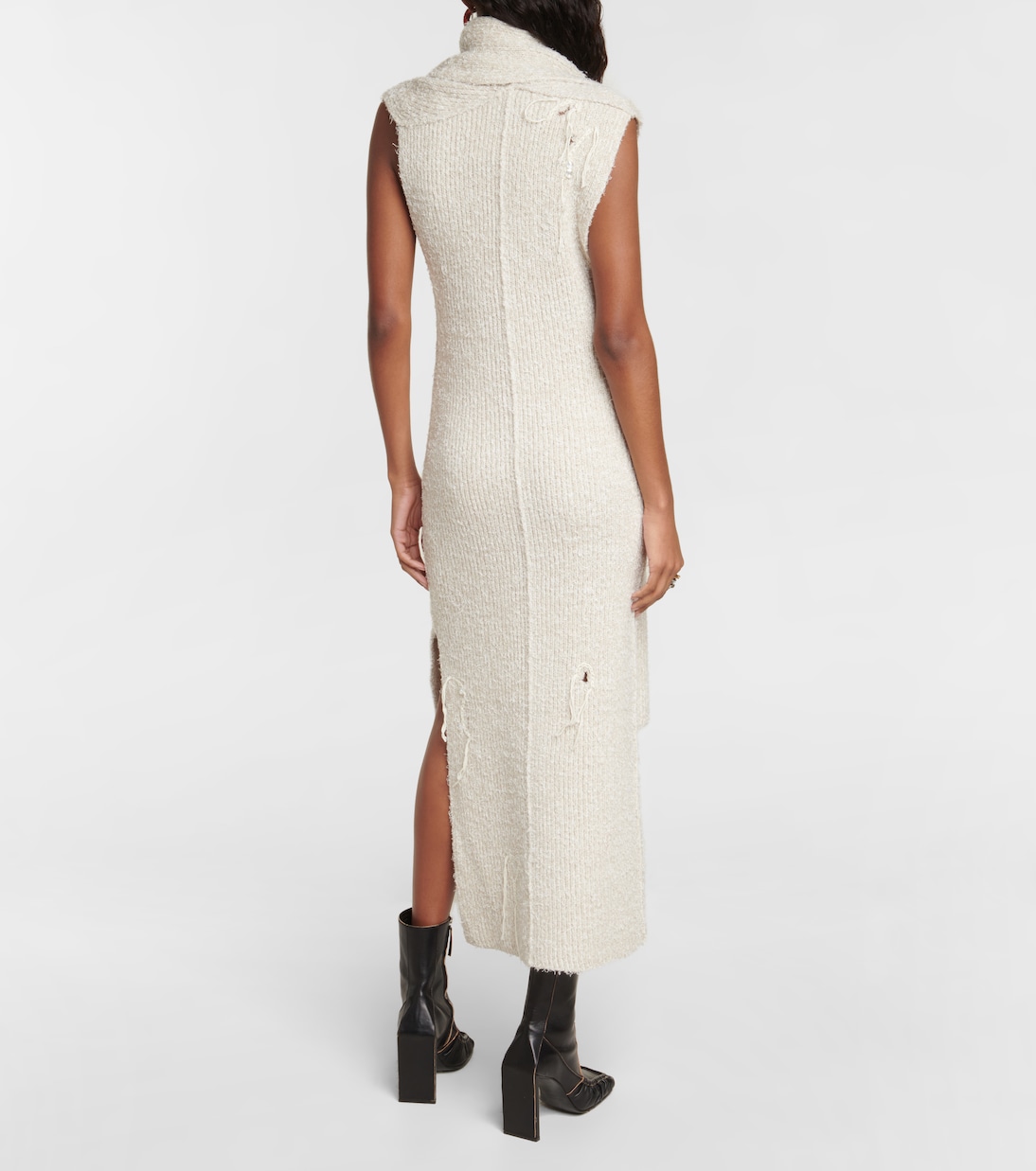 Vestido midi acanalado | Acne Studios