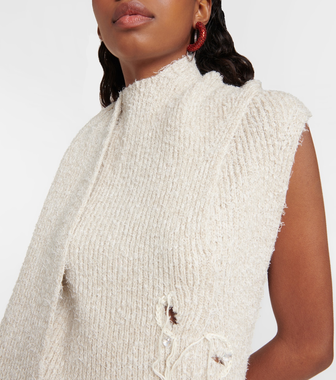 Vestido midi acanalado | Acne Studios