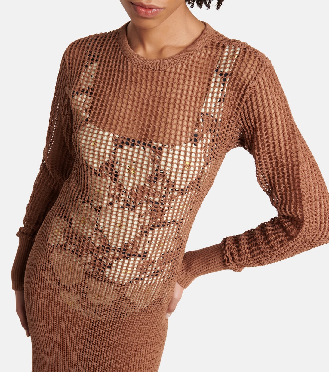 Abito lungo Dulcie in misto cotone | SIR