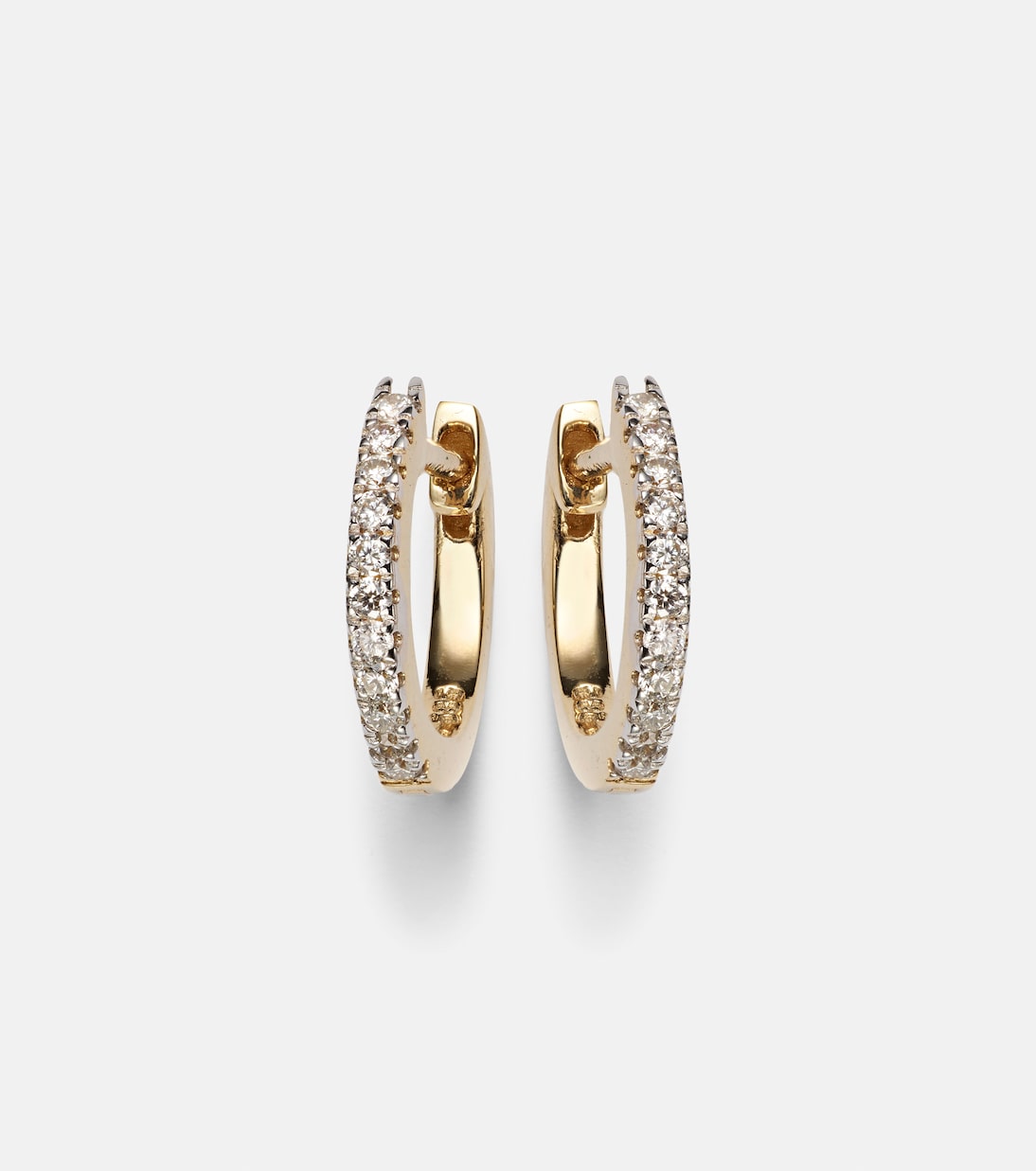Boucles d’oreilles en or 14 ct et diamants | Mateo