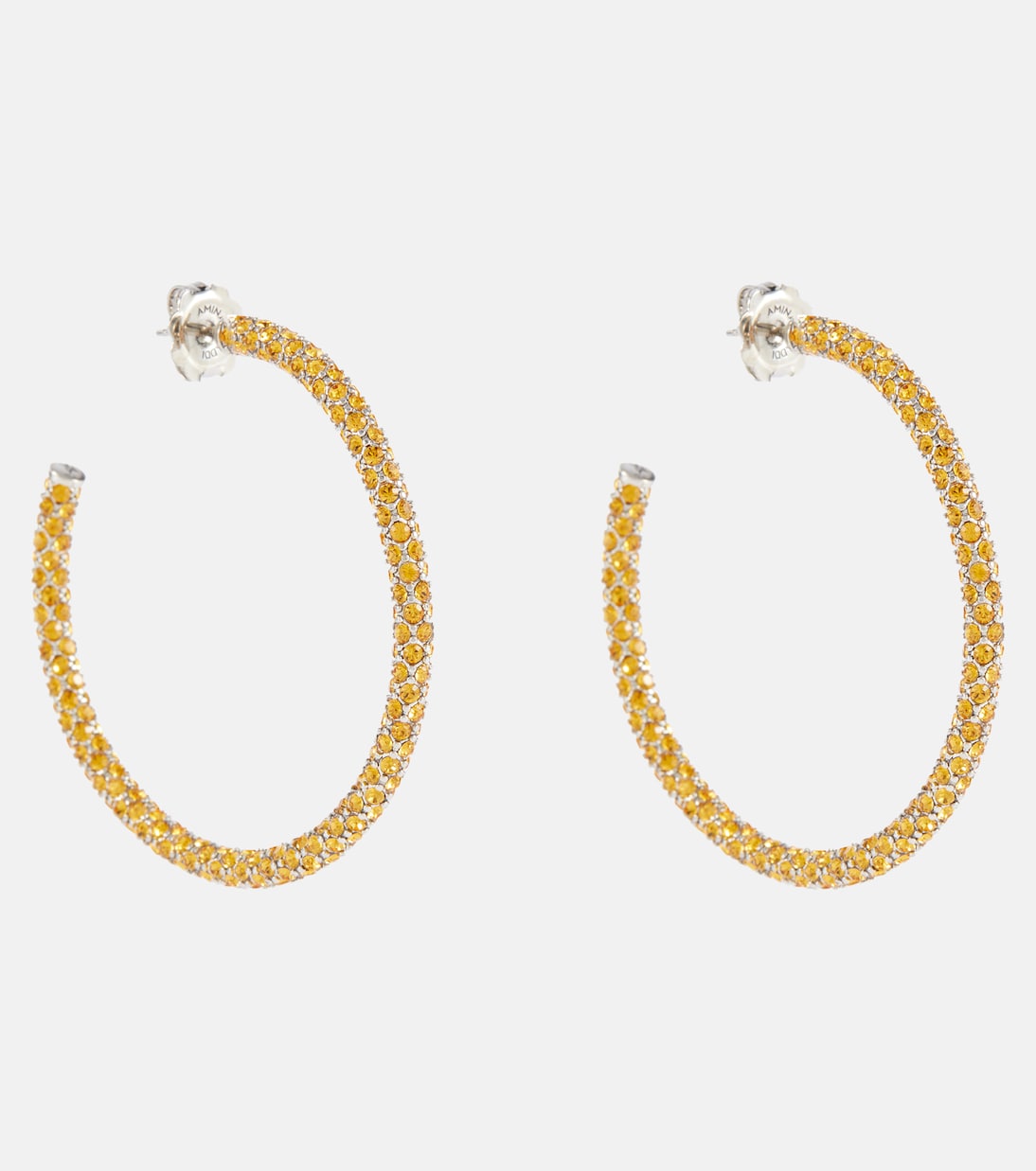 Boucles d'oreilles Cameron à cristaux | Amina Muaddi