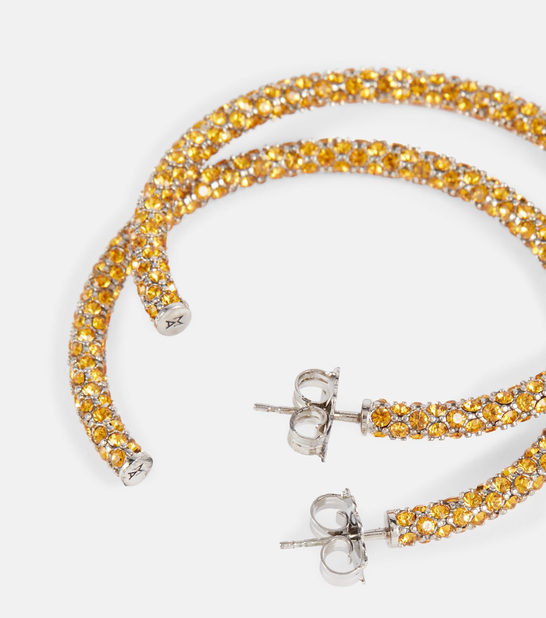 Boucles d'oreilles Cameron à cristaux | Amina Muaddi