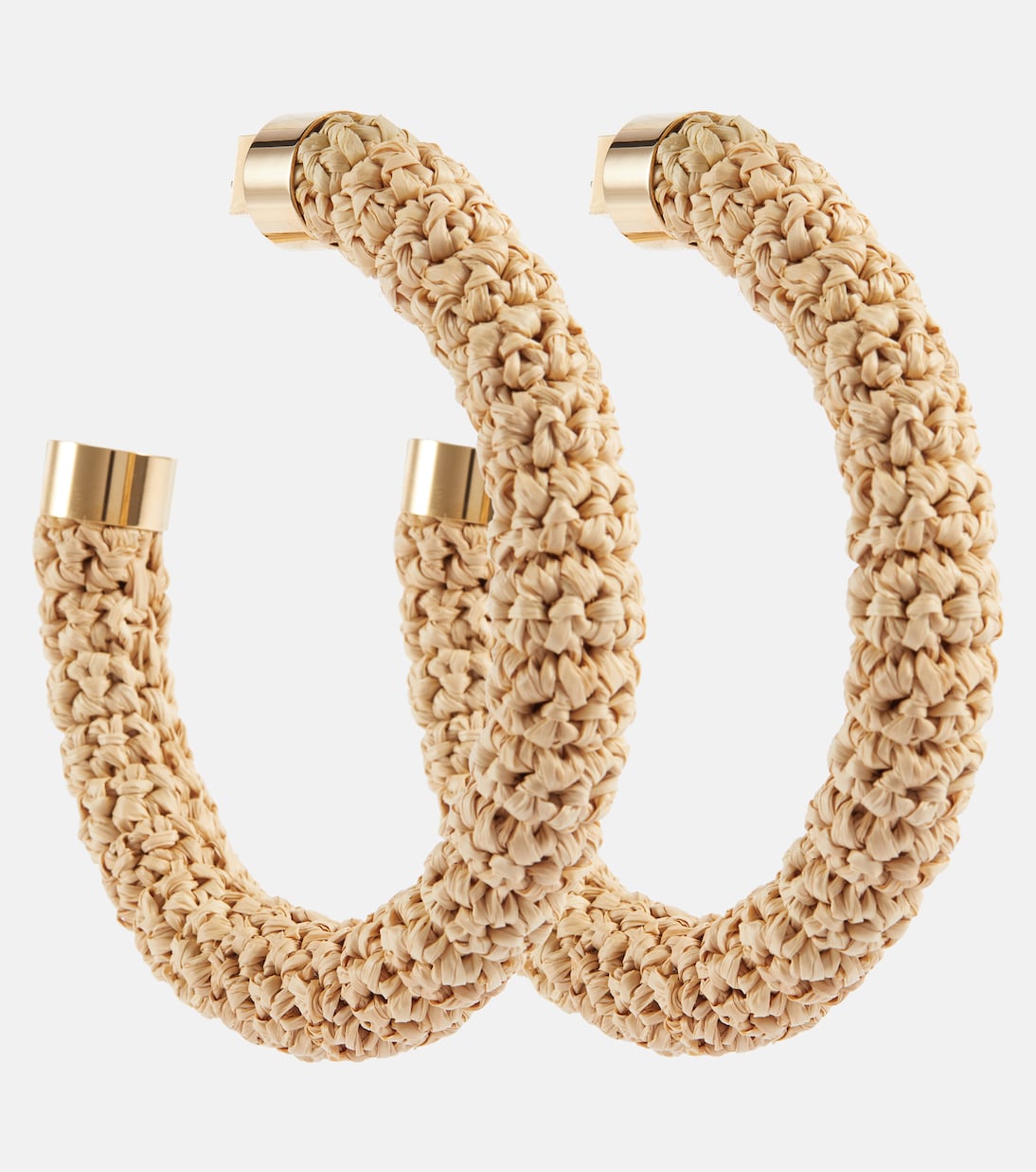 Boucles d'oreilles en raphia | Jacquemus