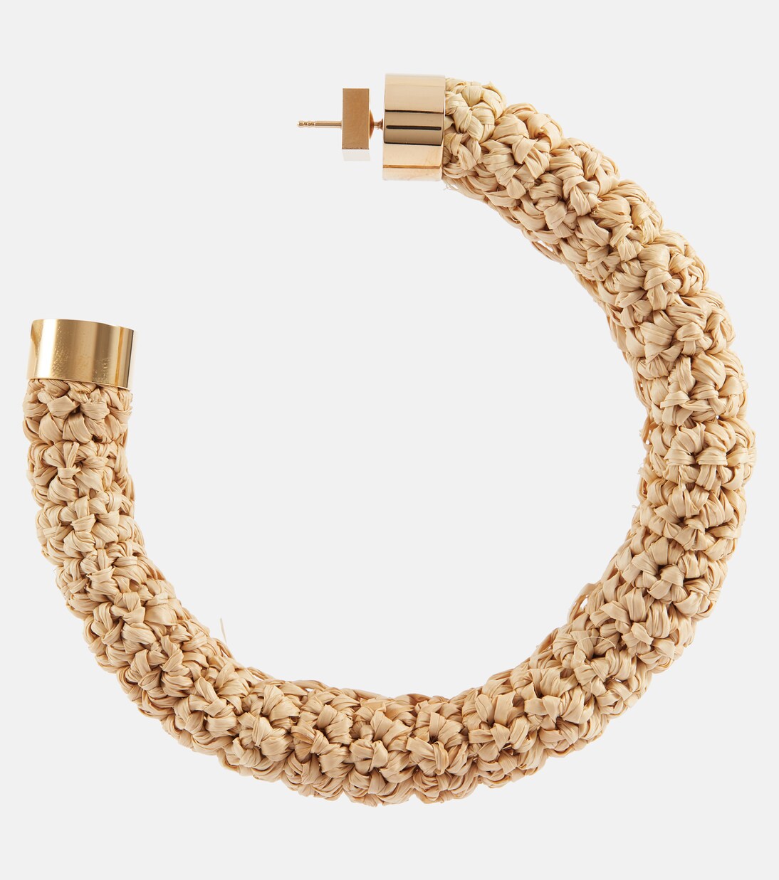 Boucles d'oreilles en raphia | Jacquemus