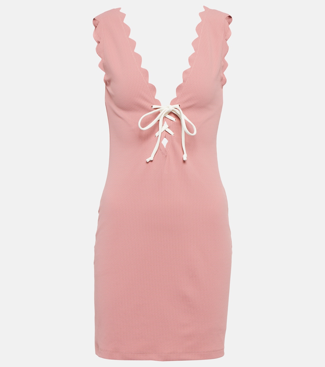 Amagansett scalloped minidress | Marysia