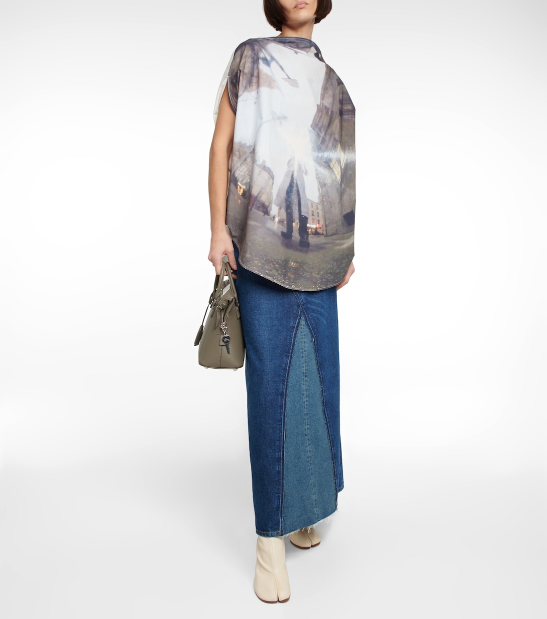 Printed cotton top | MM6 Maison Margiela