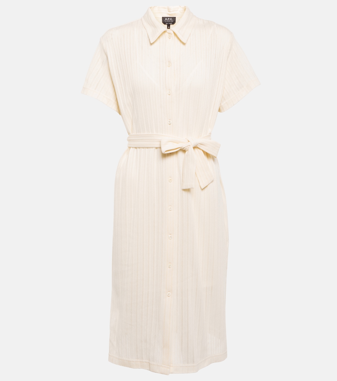 Ribbed-knit cotton midi dress | A.P.C.