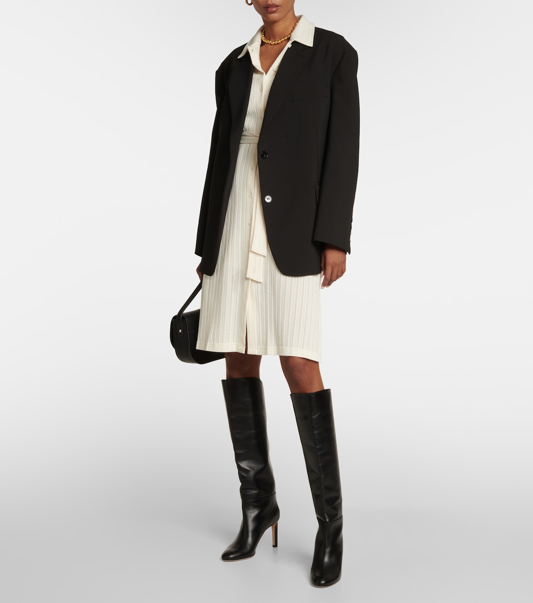 Ribbed-knit cotton midi dress | A.P.C.