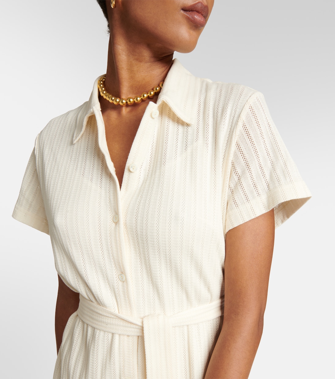 Ribbed-knit cotton midi dress | A.P.C.
