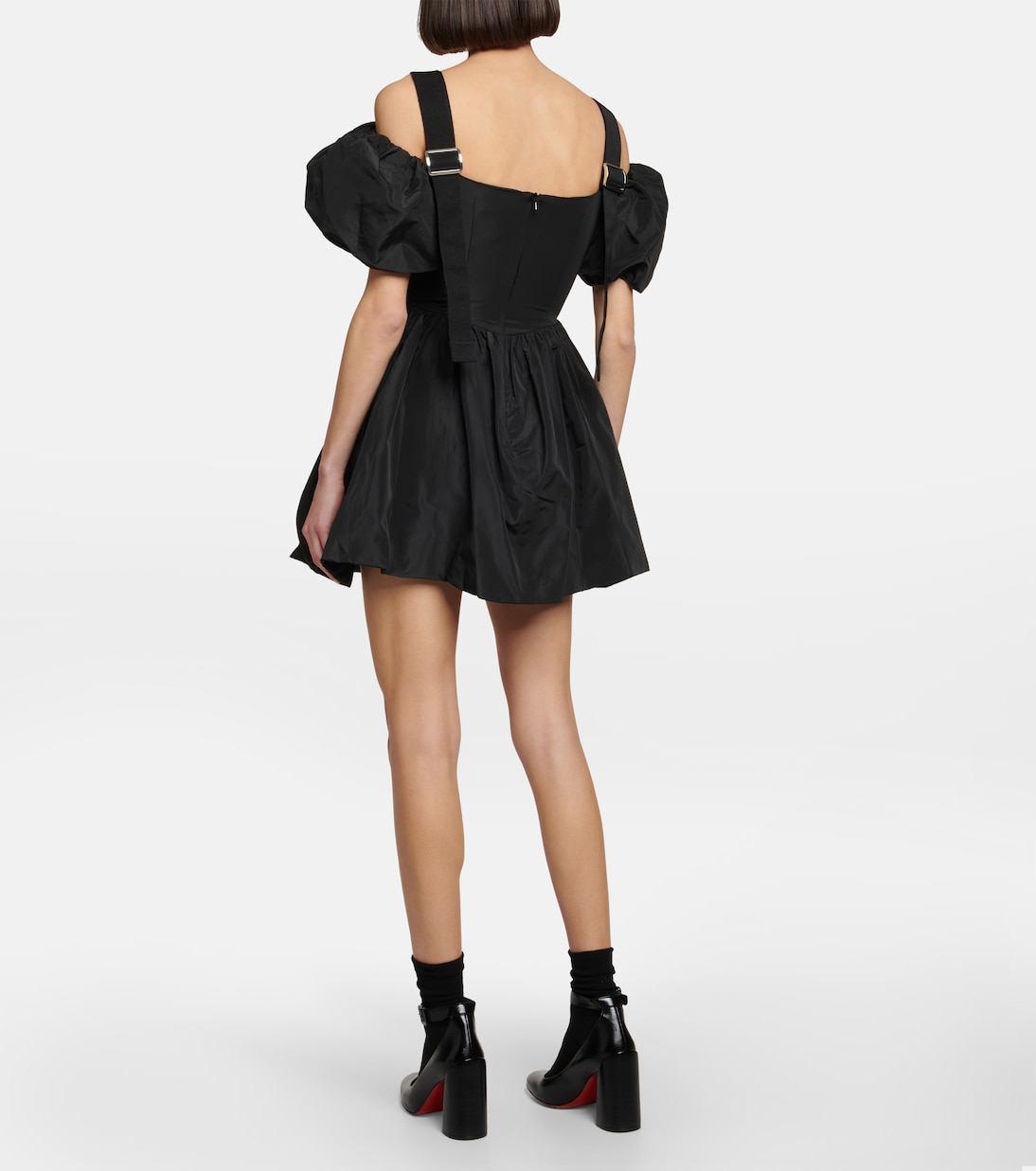 Puff-sleeve taffeta minidress | Simone Rocha