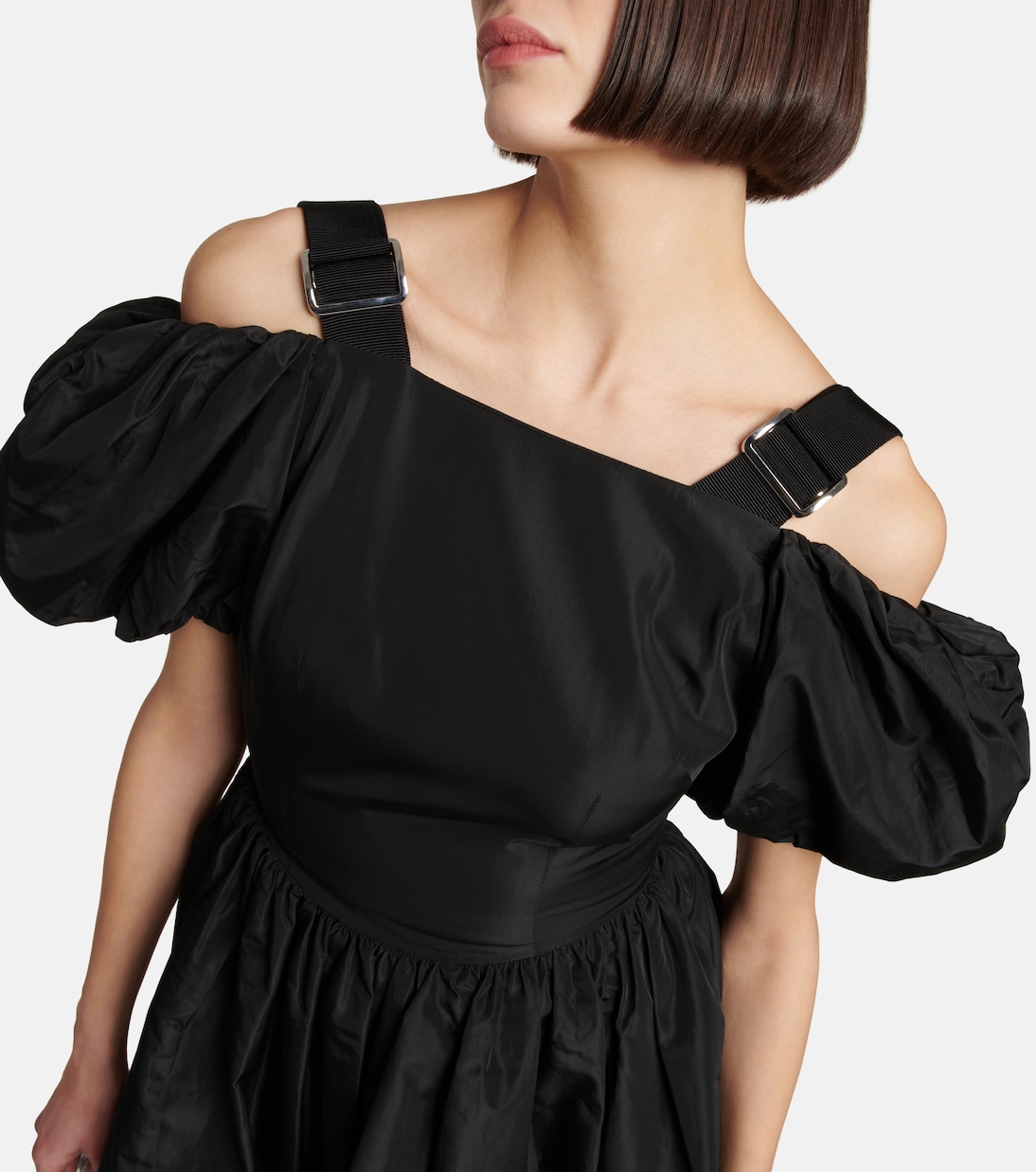 Puff-sleeve taffeta minidress | Simone Rocha