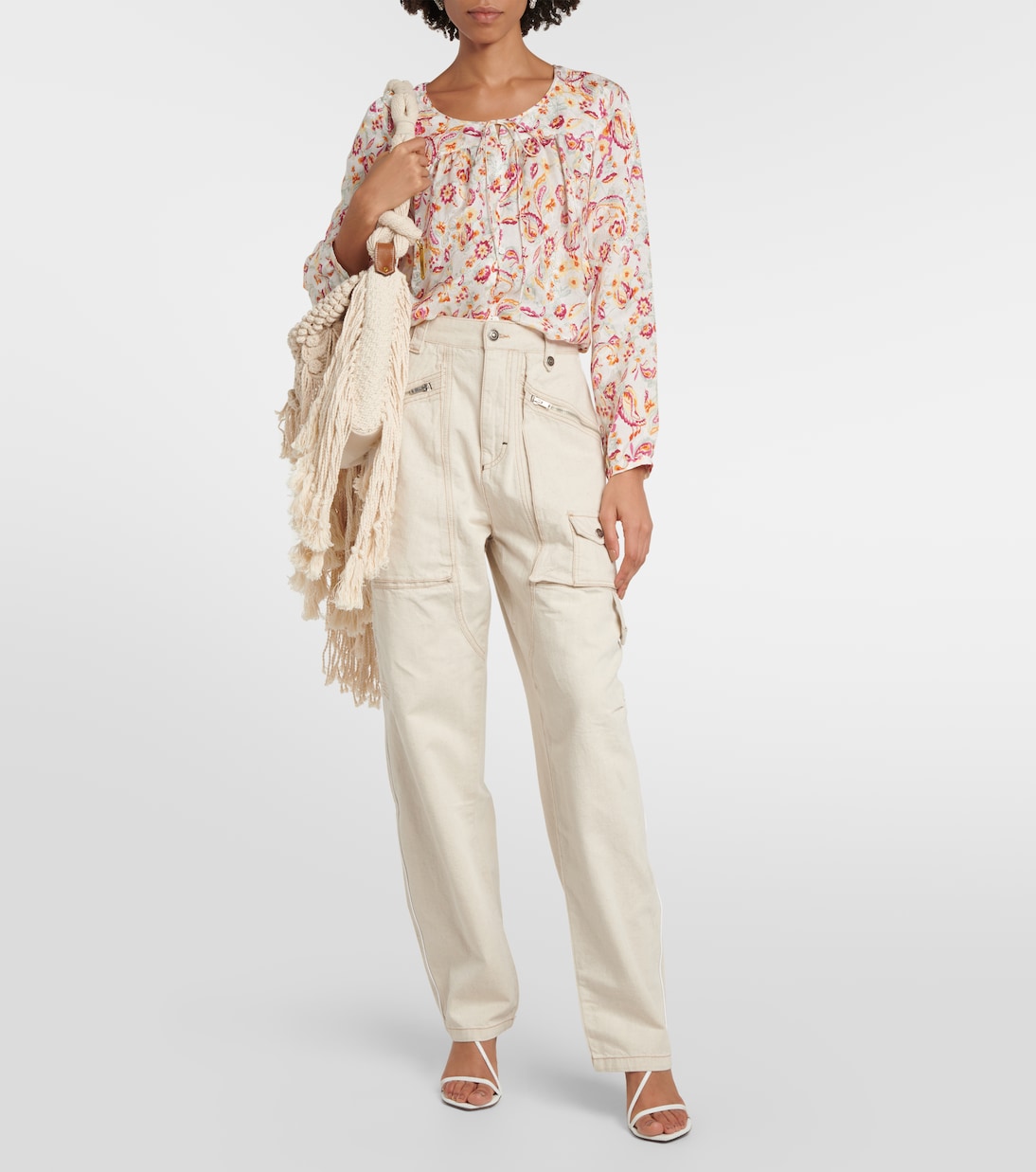 Jeans cargo Paciane a gamba larga | Isabel Marant