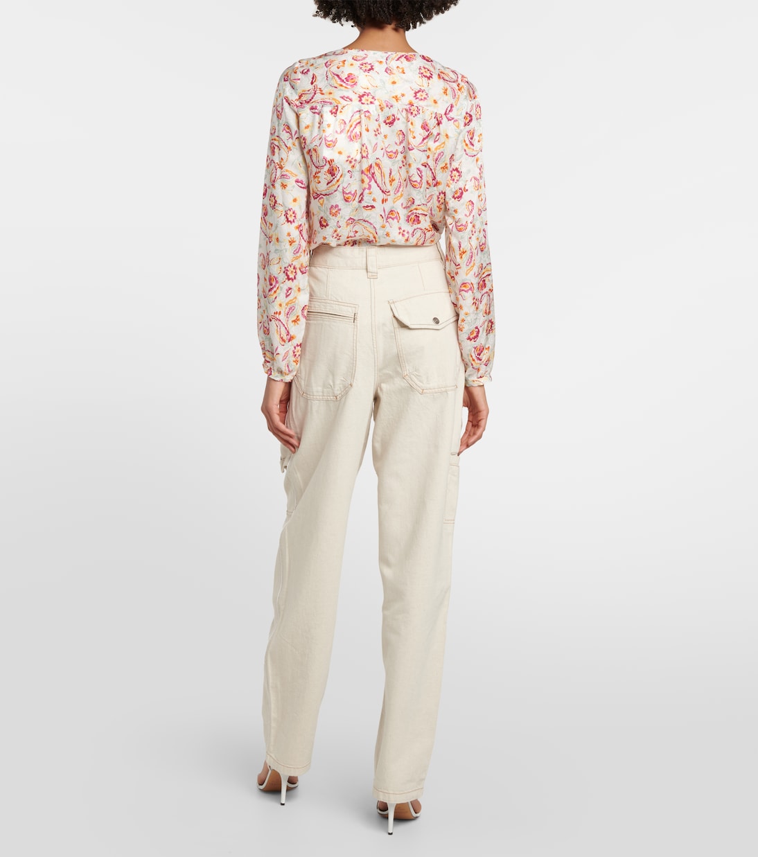 Jeans cargo Paciane a gamba larga | Isabel Marant