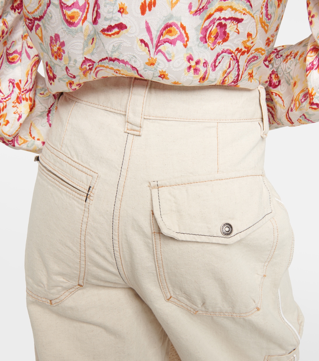 Jeans cargo Paciane a gamba larga | Isabel Marant