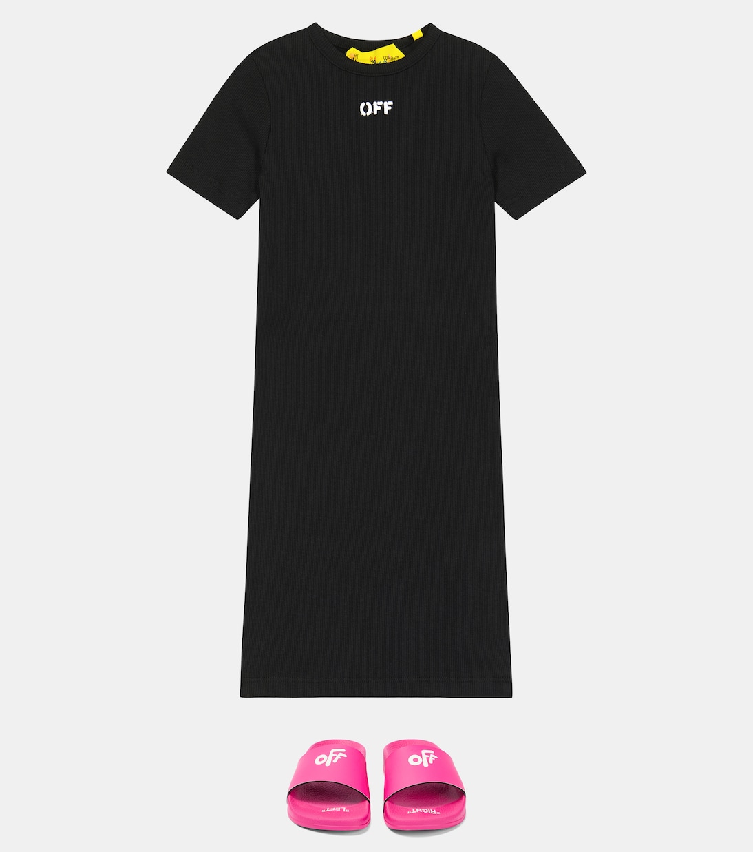 Logo rubber slides | Off-White Kids