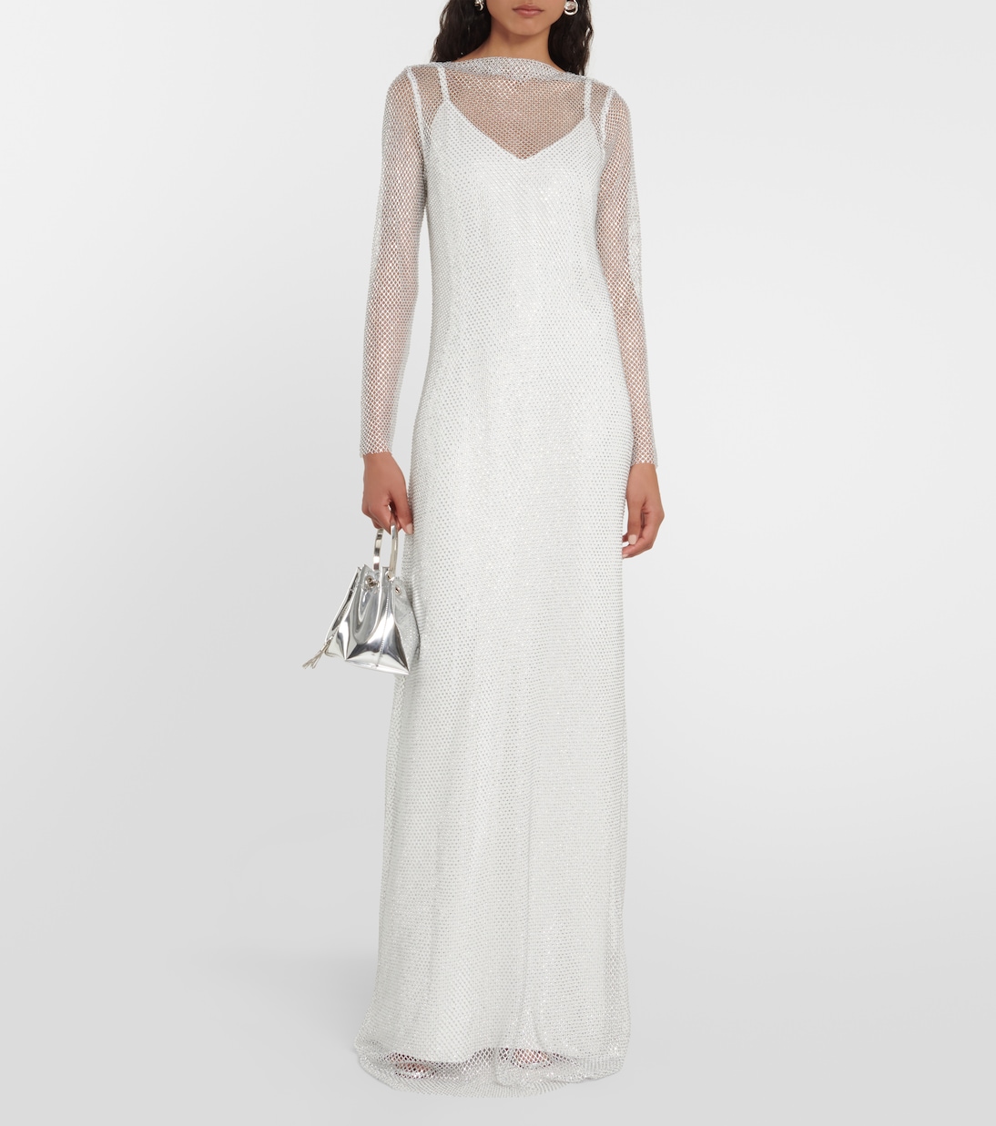 Caracas embellished mesh maxi dress | Max Mara