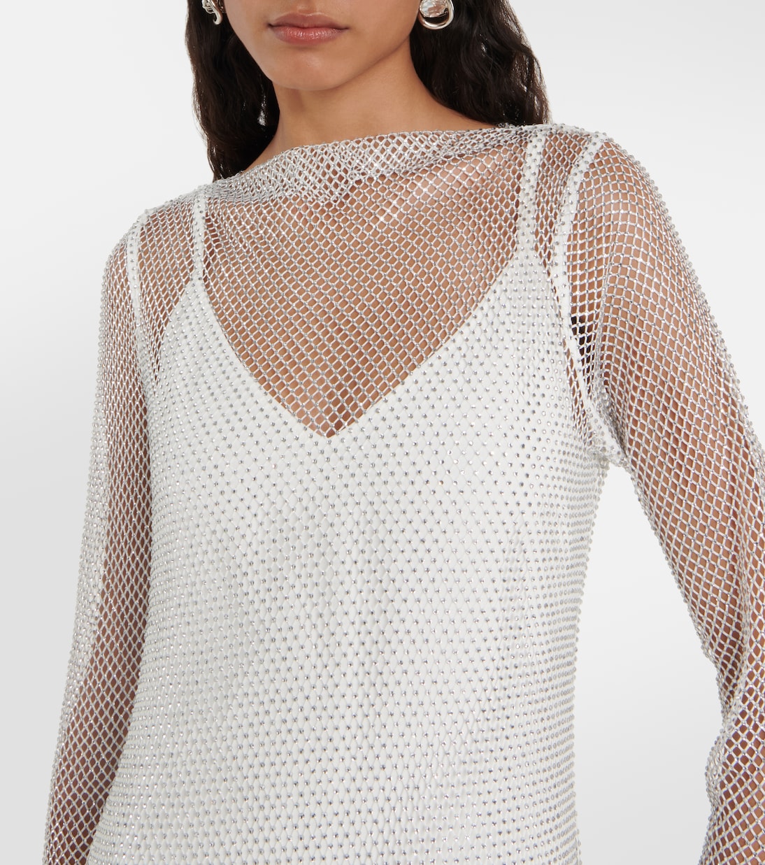 Caracas embellished mesh maxi dress | Max Mara
