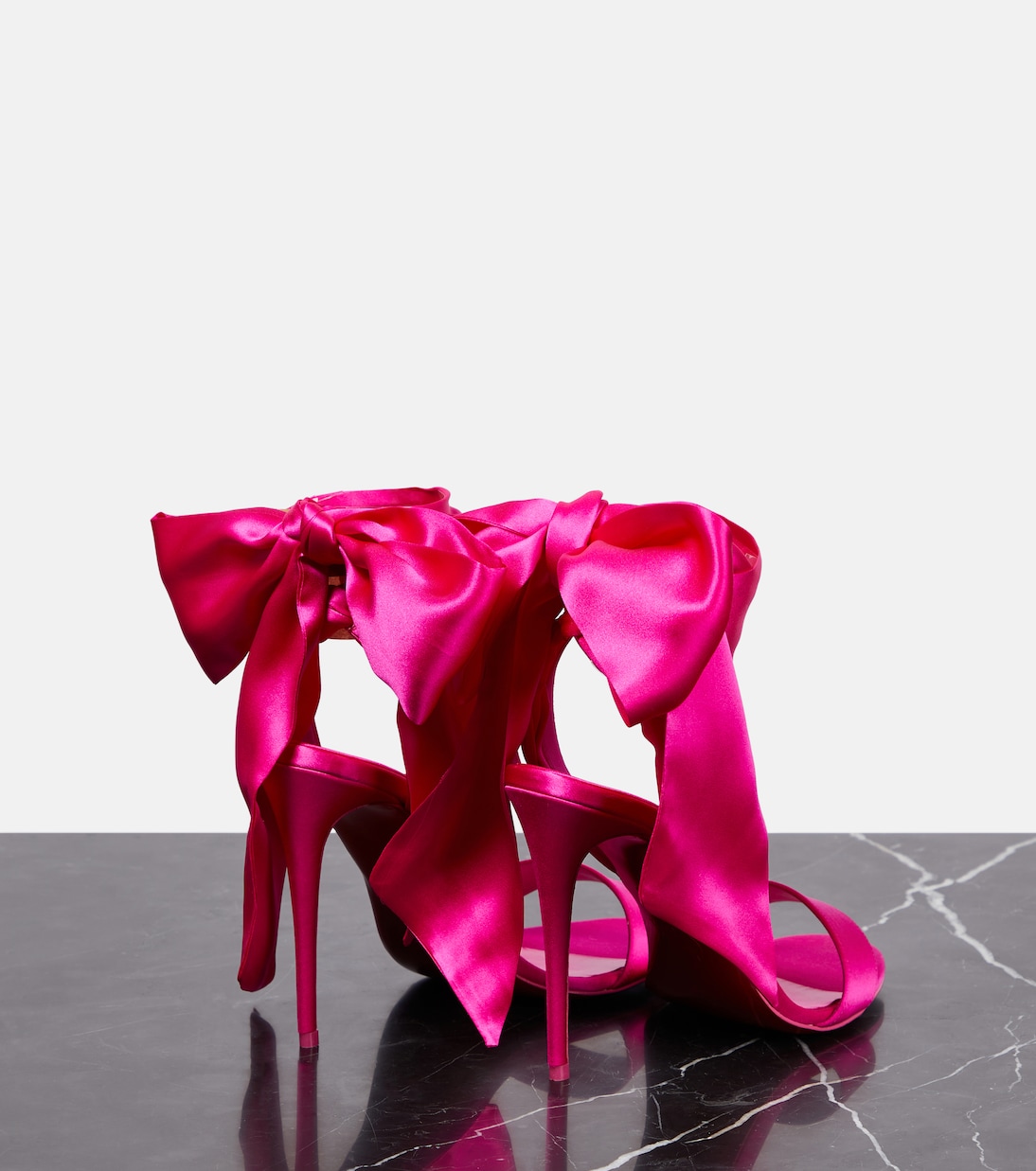 Sandali Sandale Du Désert 100 in crêpe di raso | Christian Louboutin