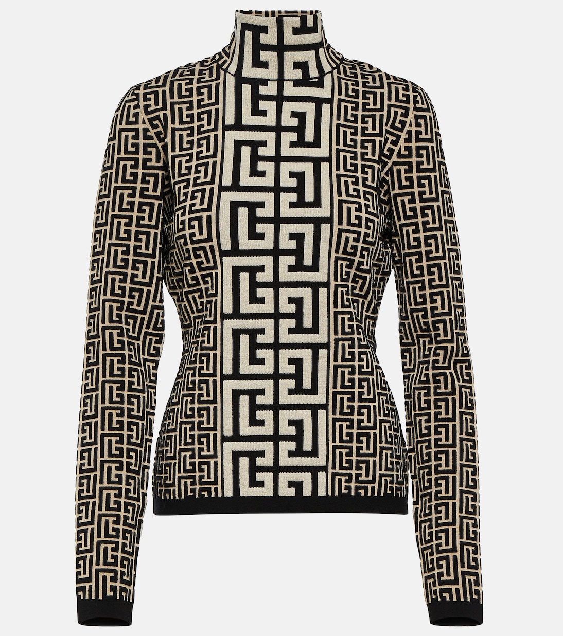 Monogram wool-blend sweater | Balmain