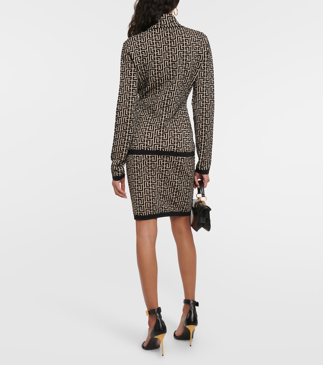 Monogram wool-blend sweater | Balmain