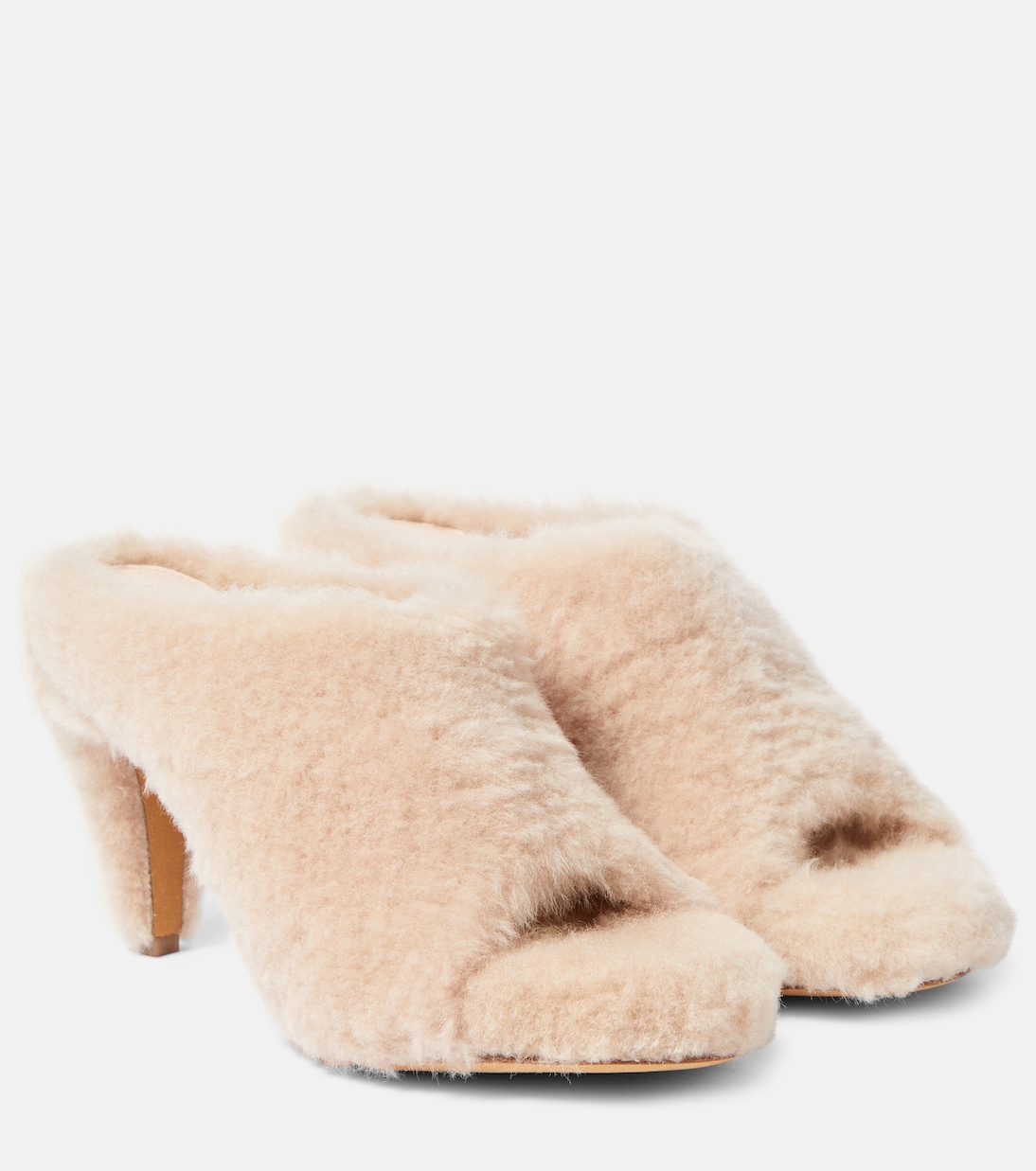 Mules Marion in shearling | Khaite