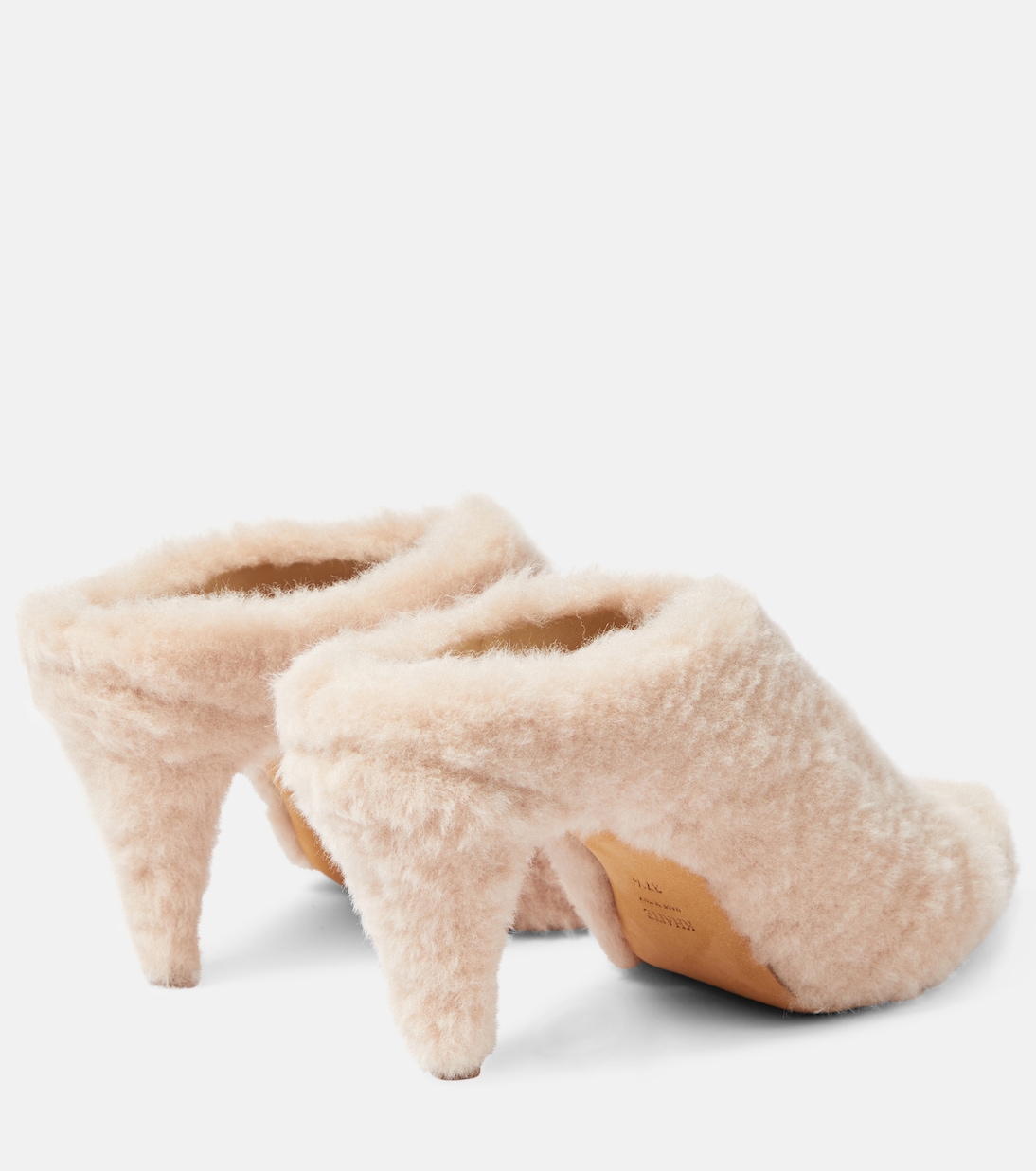 Mules Marion in shearling | Khaite