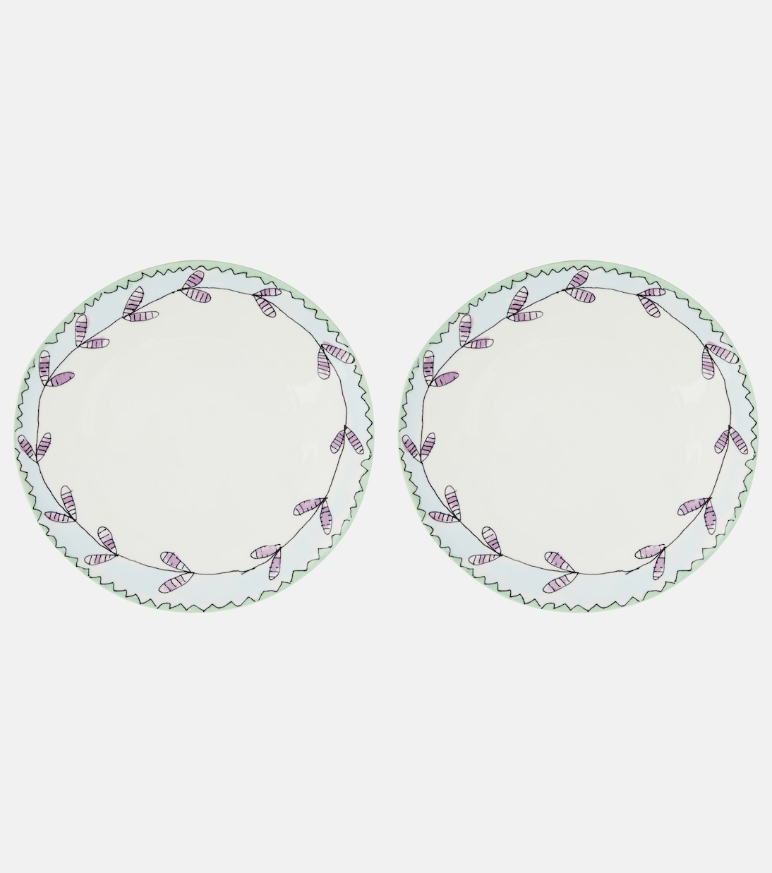 x Marni Blossom Milk set of 2 dinner plates | Serax