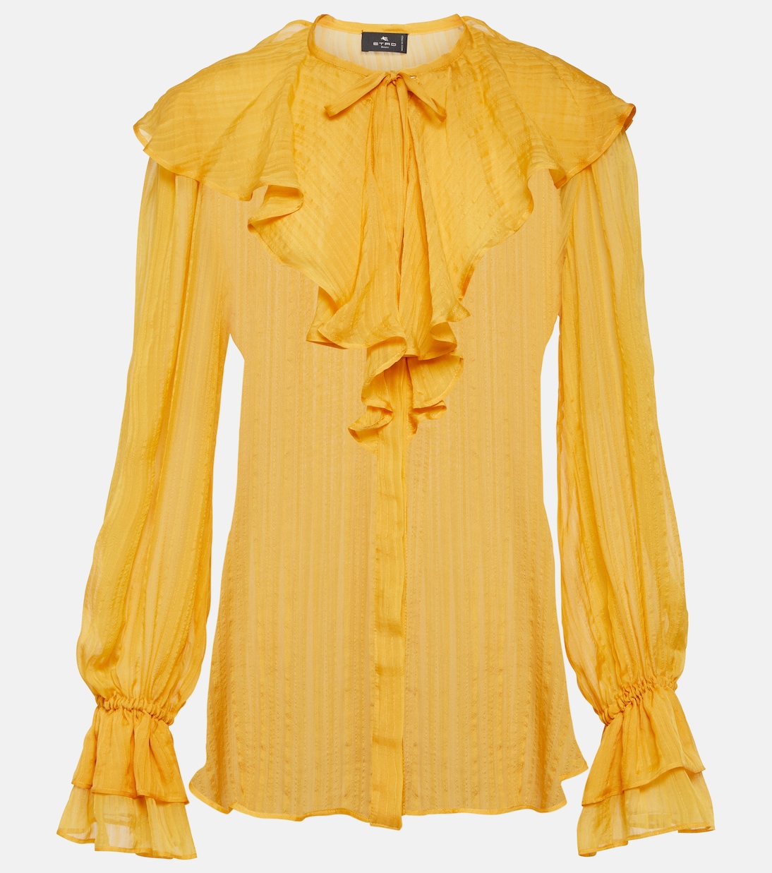 Blusa in seta con volant | Etro