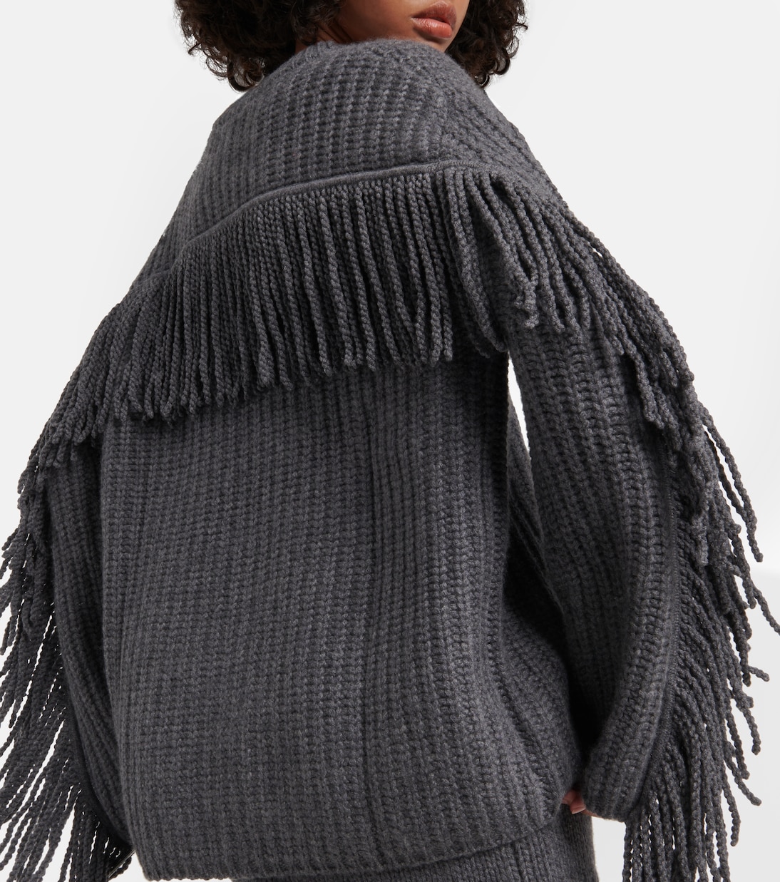 Jersey Hilma de cachemir con flecos | Lisa Yang