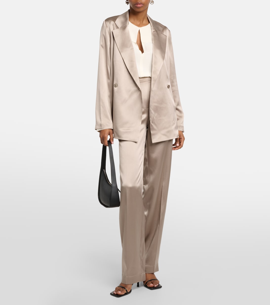 Balard silk crêpe de chine blouse  | Joseph