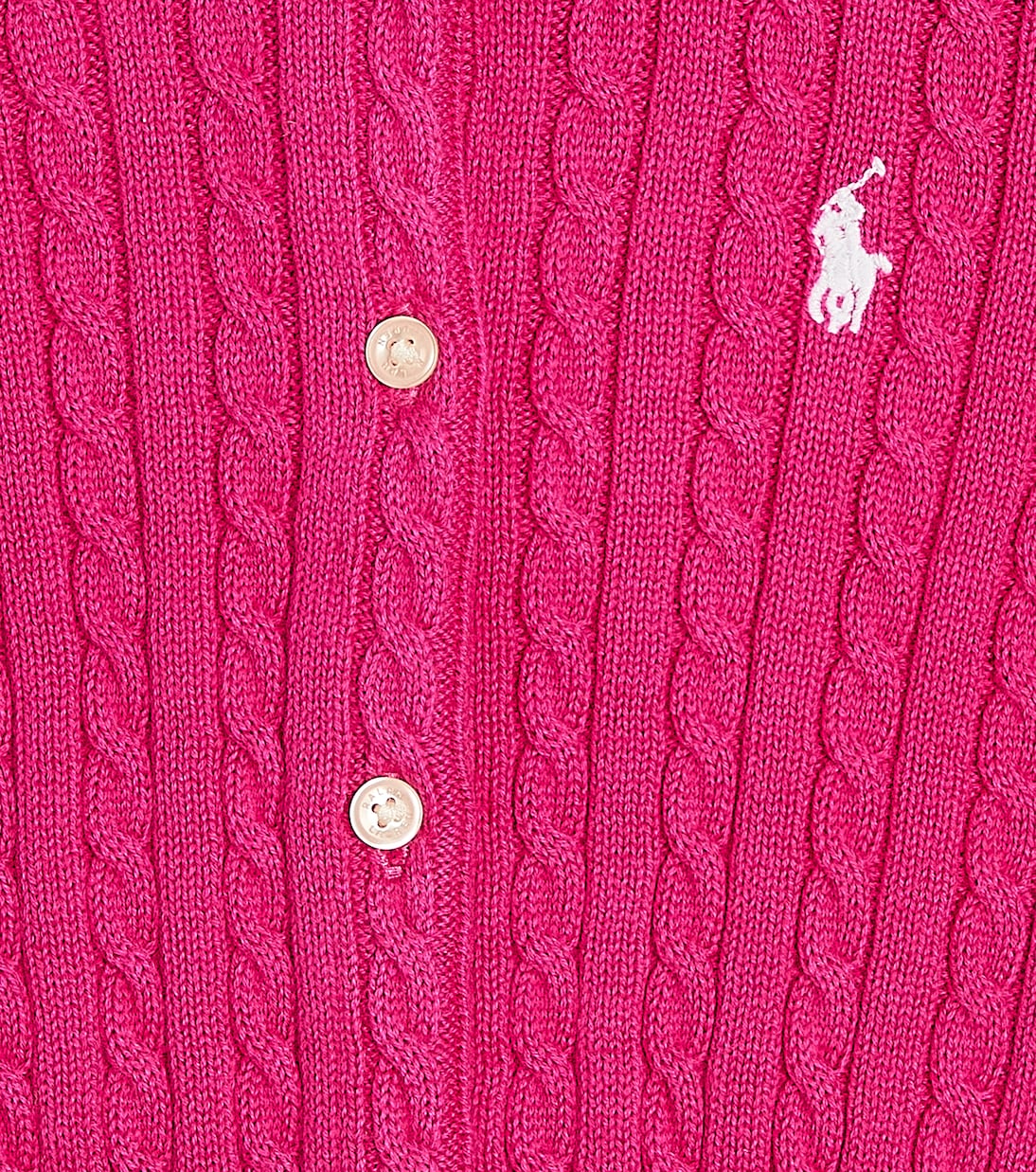 Baby cable-knit cotton cardigan | Polo Ralph Lauren Kids