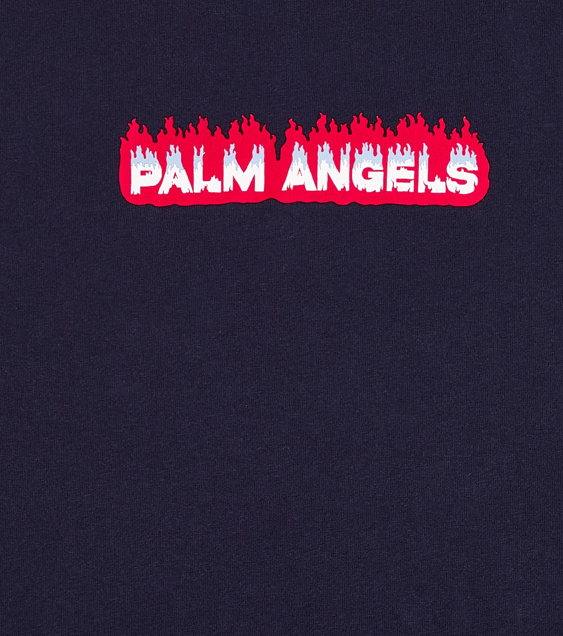 로고 코튼 저지 티셔츠 | Palm Angels Kids