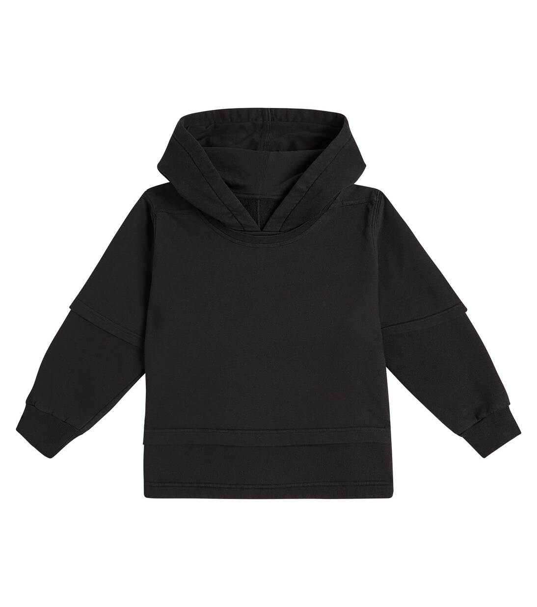 Sudadera con capucha Hustler de algodón | Rick Owens Kids