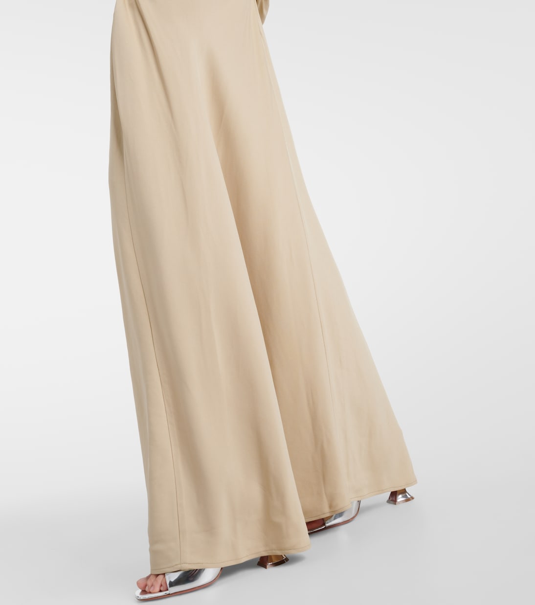 Fusion ruched faille maxi dress | Christopher Esber
