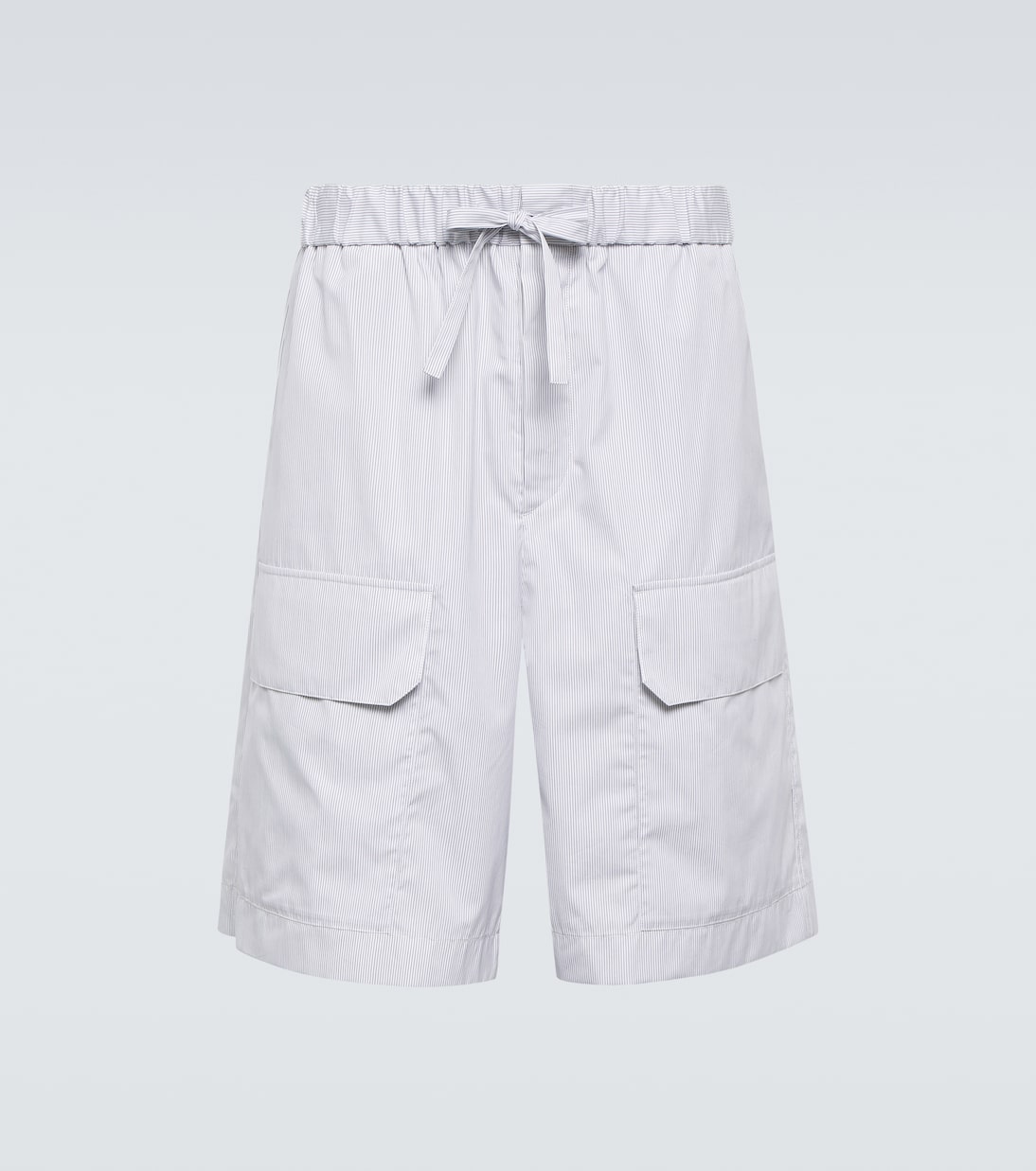 Bermudas de algodón a rayas | Jil Sander