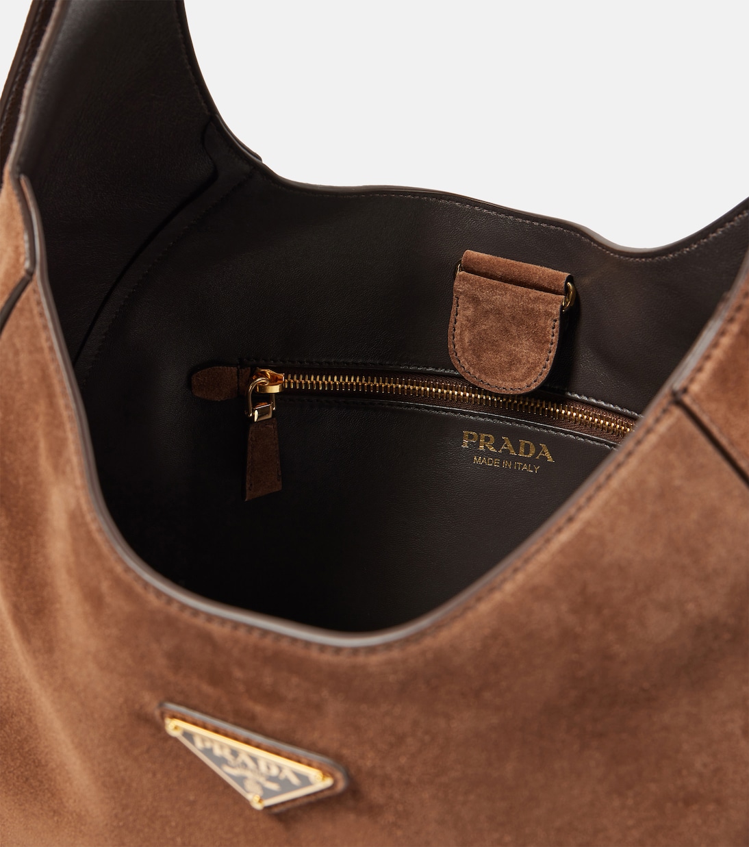 Borsa Large in suede | Prada