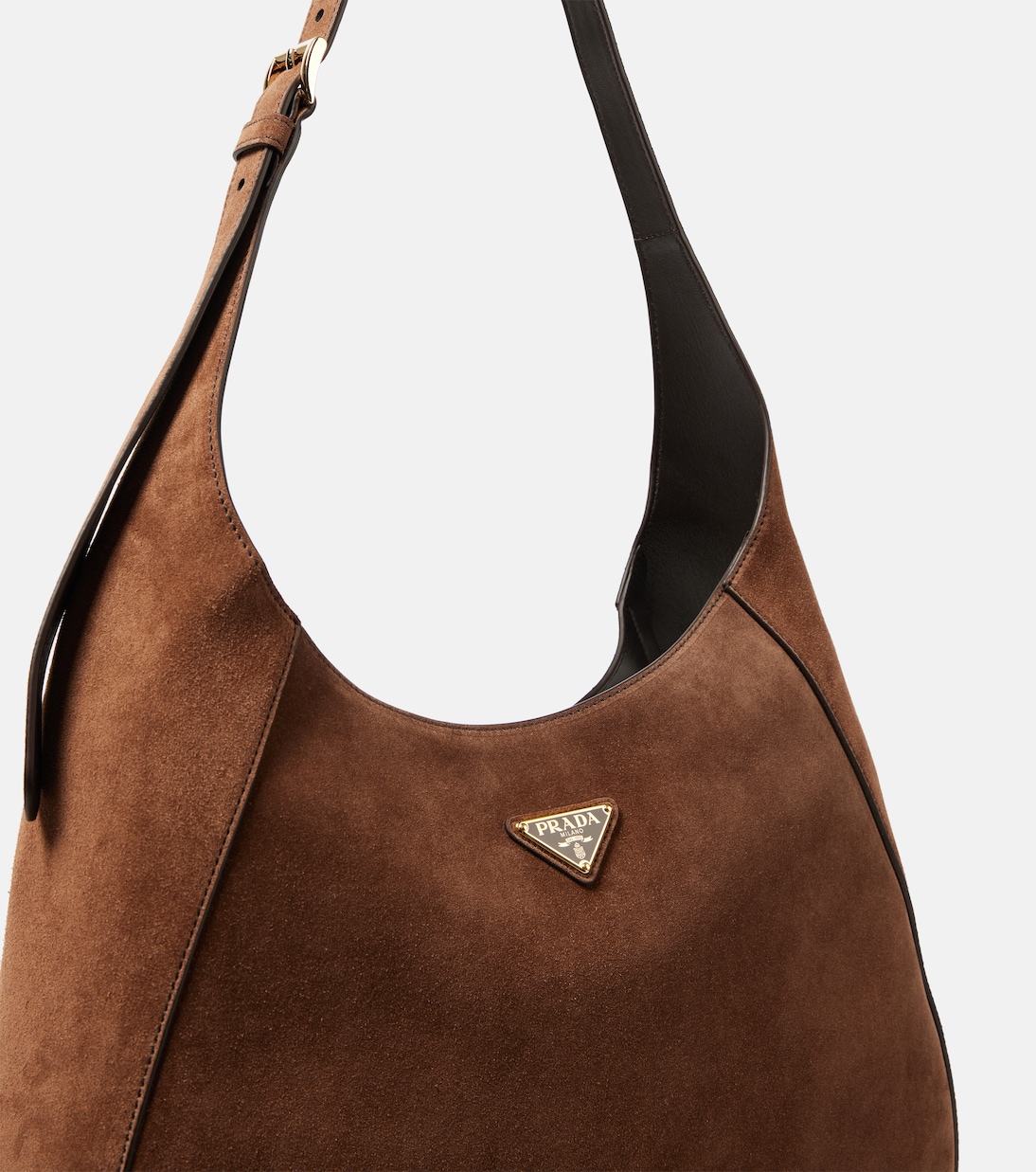 Borsa Large in suede | Prada