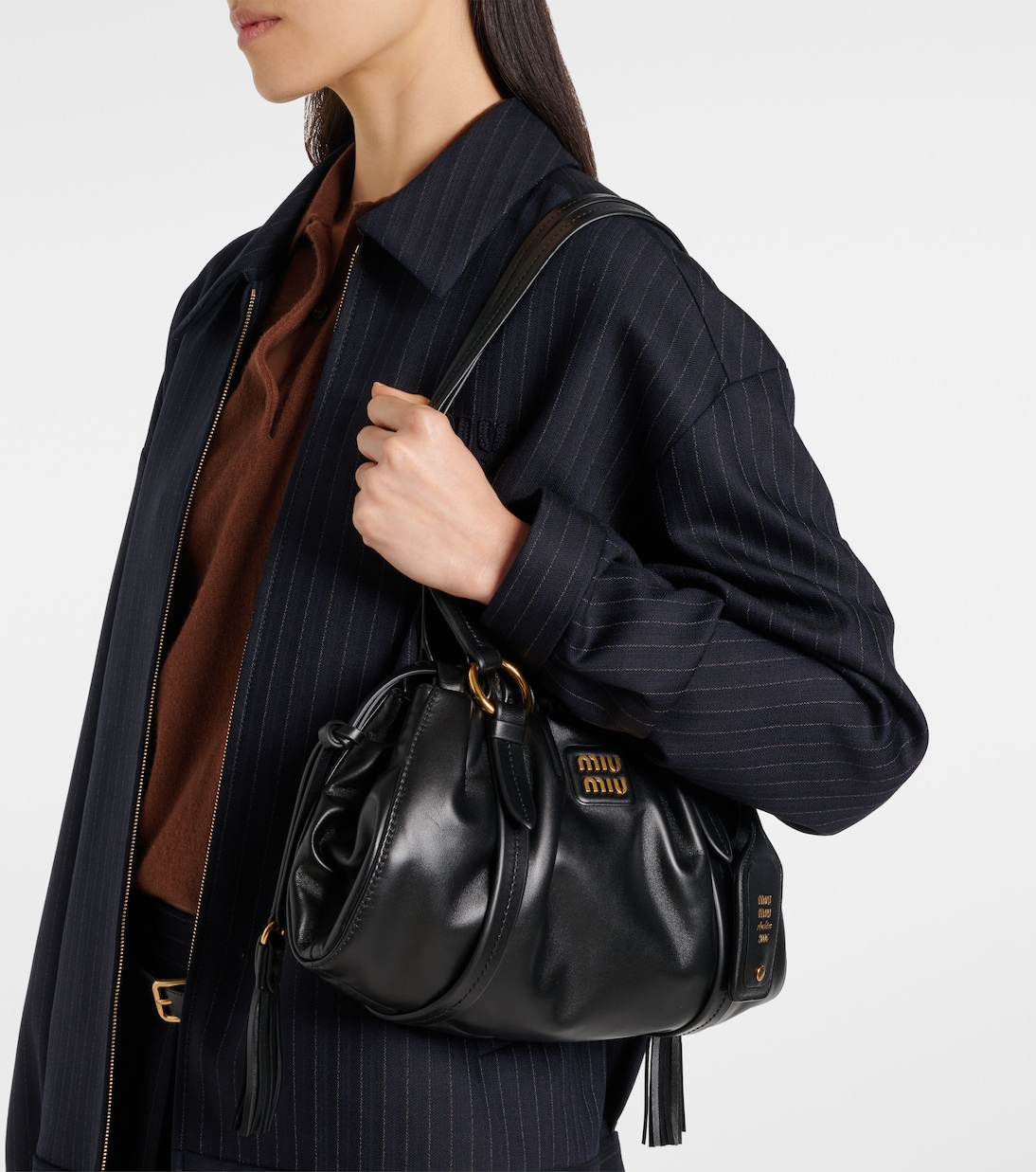 Sac Medium en cuir | Miu Miu