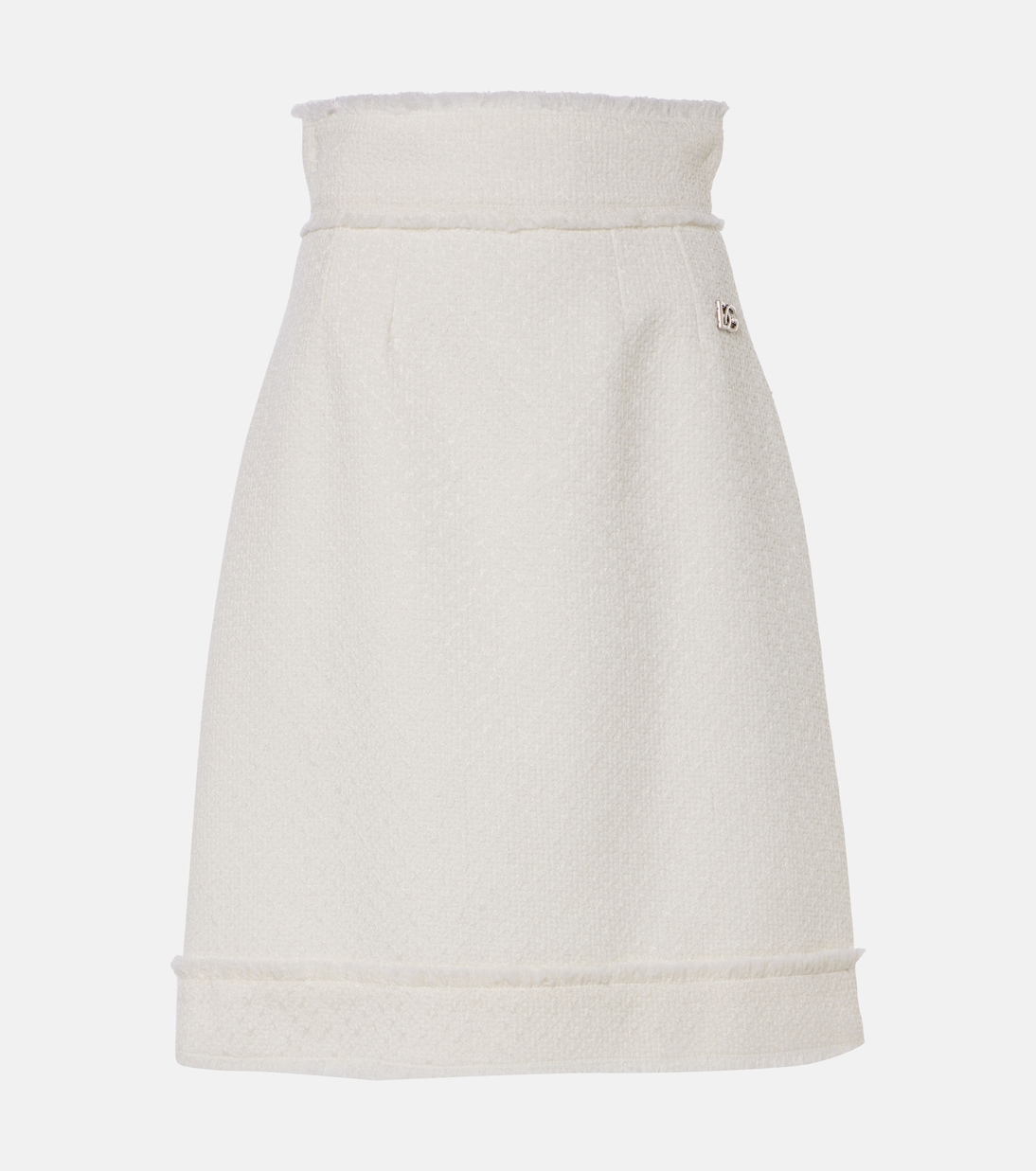 Falda midi de tweed de mezcla de lana | Dolce&Gabbana
