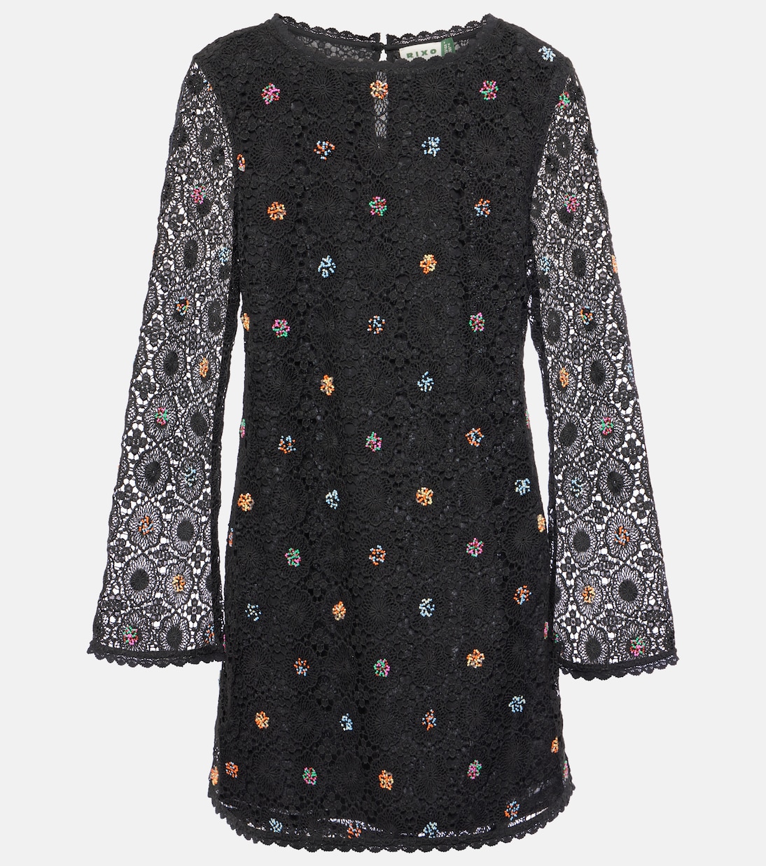Mylene crochet beaded mini dress | Rixo