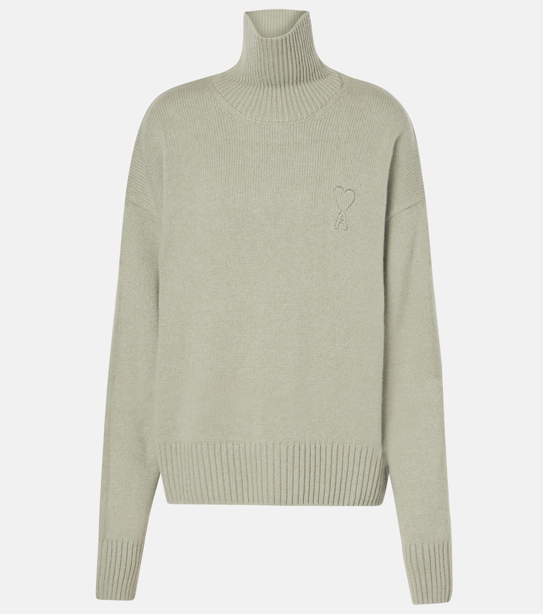 Ami De Cœur wool and cashmere turtleneck sweater | Ami Paris