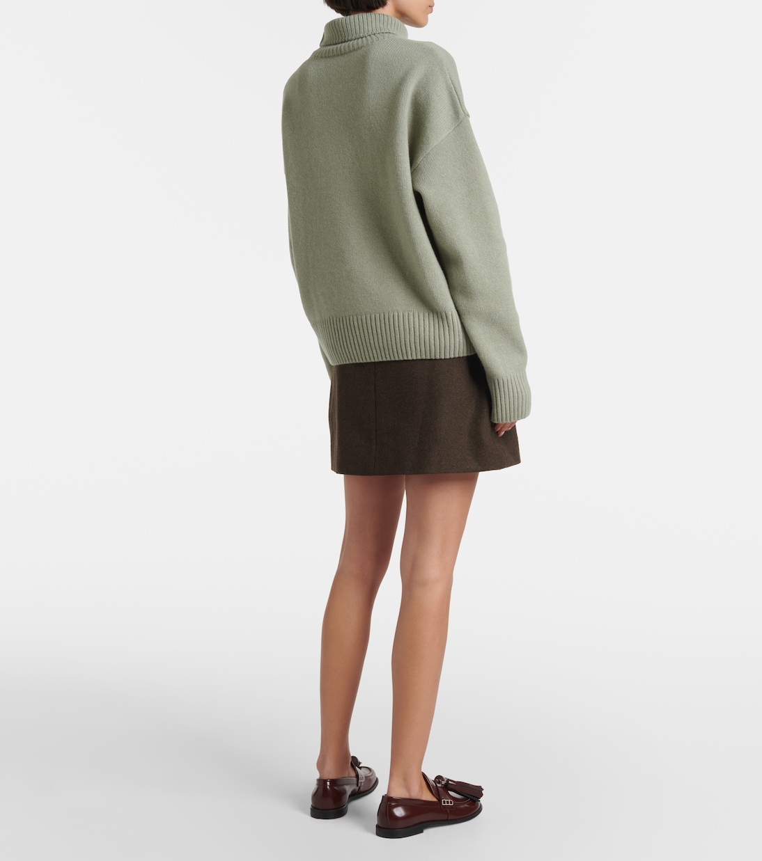 Ami De Cœur wool and cashmere turtleneck sweater | Ami Paris
